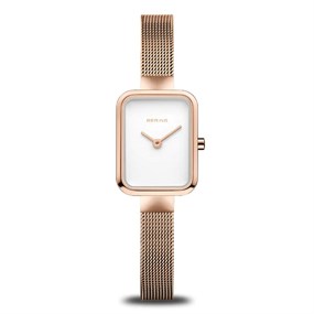 BERING 14520-364 Rose Tone Mesh Bracelet Watch - W74249