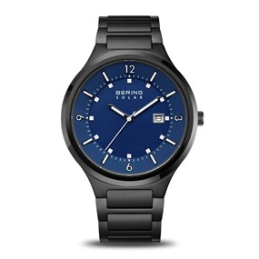 BERING 14442-727 Solar Black IP Bracelet Watch - W74261