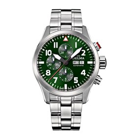 DELMA 41702.580.6.149 Commander Chronograph Bracelet Watch - W7564