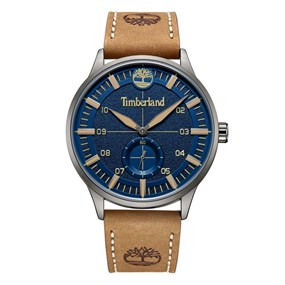Timberland Beckman Tan Leather Strap Watch - W7698