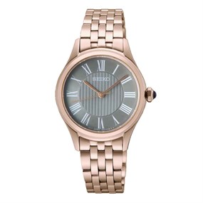 Seiko SUR614P1 Rose Tone Bracelet Watch - W78146