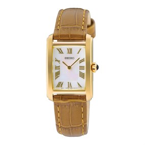 Seiko SWR100P1 Tan Leather Strap Watch - W78152