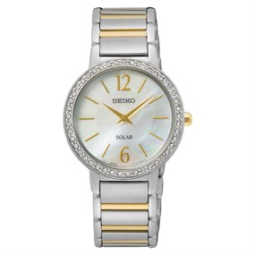 Seiko SUP469P1 Solar Two Tone Bracelet Watch - W7892