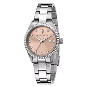 Maserati R8853100509 Competizione Pink Dial Bracelet Watch - W81265