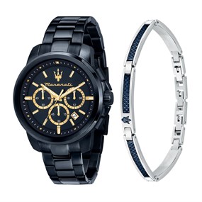 Maserati R8873621042 Successo Chronograph Watch And Bracelet Set - W81322