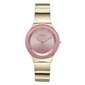 STORM 47559/GD/PK Lucki Gold Pink GP Bangle/Bracelet Watch - W87463