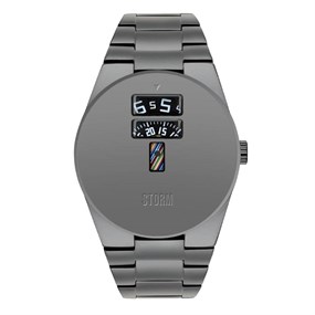 STORM 47556/IP/GY Oston IP Matt Grey Bracelet Watch - W87464