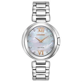 Citizen EX1510-59D Capella Diamond Eco-Drive Bracelet Watch - W92125