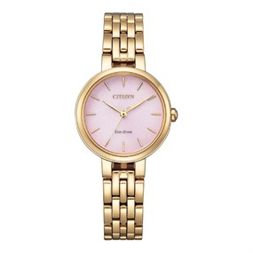 Citizen EM0993-82X L Silhouette Eco-Drive Rose Tone Bracelet Watch - W92217