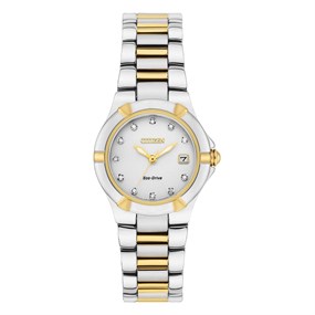 Citizen EW1534-57A Two Tone Diamond Set Bracelet Watch - W92224
