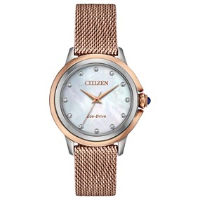 Citizen EM0796-75D Ceci Diamond Eco-Drive Bracelet Watch - W9276