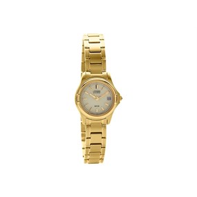 Citizen EW0372-87P Gold Plated Eco-Drive Bracelet Watch - W92917