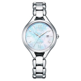 Citizen EW2560-86X Super Titanium™ Eco-Drive Diamond Bracelet Watch - W92976