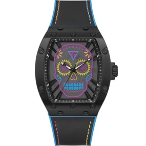 GUESS GW0506G1 Catrin Black IP Resin Strap Watch - W96287