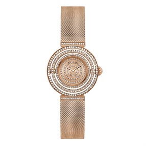 GUESS GW0550L3 Dream Stone Set Mesh Bracelet Watch - W96360