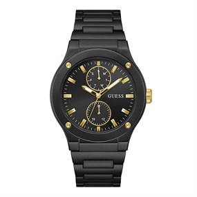 GUESS GW0795G3 Jet Black IP Bracelet Watch - W96439