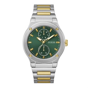 Guess GW0795G1 Jet Two Tone Green Dial Bracelet Watch - W96462