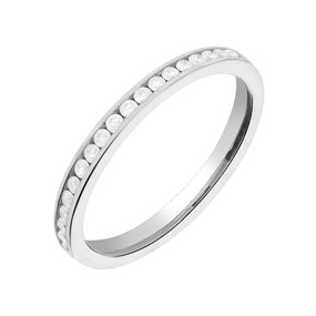 18ct White Gold Diamond Full Eternity Ring - 1/2ct - X11140
