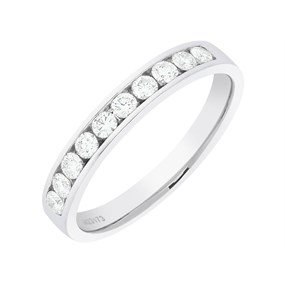 Polar Fire 18ct White Gold Diamond Eternity Ring - 1/3ct - X11150