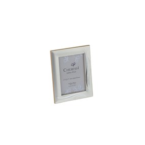 Cherish Silver Plated Matt Photo Frame - X90127