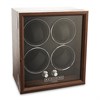Mainspring Oxford Mahogany Four Watch Winder - A19151