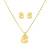 Skagen Gold-Tone Earrings And Necklace Set, SKJB1017SET - A7151
