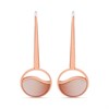 Skagen SKJ1742791 Agnethe Mother Of Pearl Ombre Sepia Earrings - A7157