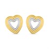 Skagen SKJ1677998 Kariana Two-Tone Stainless Steel Stud Earrings - A7159