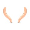 Skagen SKJ1783791 Essential Wave Rose Tone Steel Stud Earrings - A7169