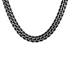 Unique Black IP Steel Necklace - A73113