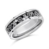Unique Tungsten Carbide Carbon Fibre Ring - 7mm - A73117