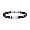 Emporio Armani EGS3122040 Black Leather ID Bracelet - A9109