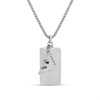 Emporio Armani EGS3167040 Stainless Steel Tag Logo Necklace - A9115