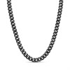Police PEAGN0011303 DOCILE Gun Metal Tone Cuban Chain Necklace - A98374