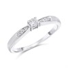 18ct White Gold Diamond Ring - 10pts - D0704
