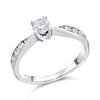 Platinum Diamond Engagement Ring - 3/4ct - D08114