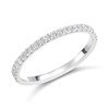 Platinum Claw-Set Diamond Half Eternity Ring - 1/4ct - AGI Cert - D08150