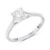 Polar Fire Platinum Diamond Solitaire Ring- 1ct (GLI Certificated) - D08166