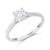 Polar Fire Platinum Diamond Solitaire Ring- 70pts (GLI Certificated) - D08167