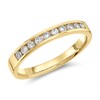 18ct Gold Diamond Half Eternity Ring - 1/4ct - D42146