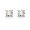 18ct White Gold Diamond Solitaire Stud Earrings - 60pts per pair - D4526