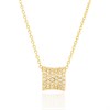 18ct Gold Diamond Barrel Necklace - 21pts - D4610