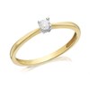 9ct Gold Diamond Solitaire Ring - 10pts - D5022