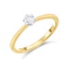 9ct Gold Diamond Solitaire Ring - 1/4ct - D5027