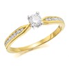 9ct Gold Diamond Ring - 1/3ct - D5113