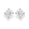 9ct White Gold Diamond Solitaire Stud Earrings - 15pts per pair - D5535