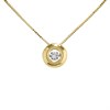 Dancing Diamonds 9ct Gold Diamond Circle Necklace - 5pts - D56137