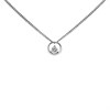 Polar Fire 9ct White Gold Diamond Circle Necklace - 6pts - D56138