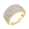 9ct Gold 1.25 Carat Diamond Band Ring - D6130