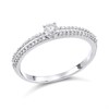 9ct White Gold Diamond Ring - 1/4ct - D63167